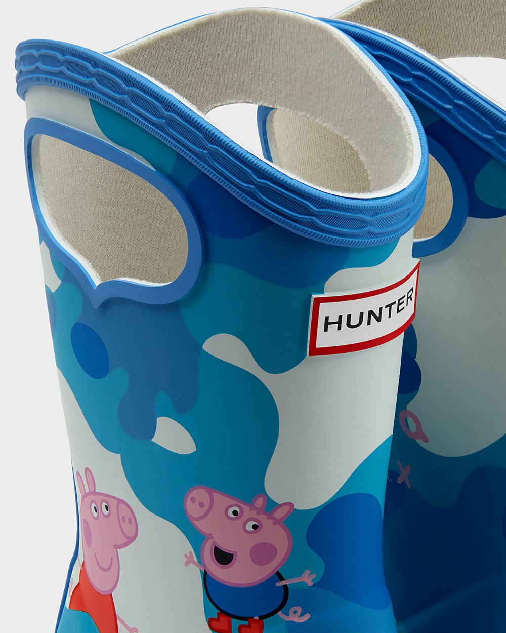 Gummistövlar Barn - Hunter Original First Peppa Pig Grab Handle - Blå - 563821-VIU